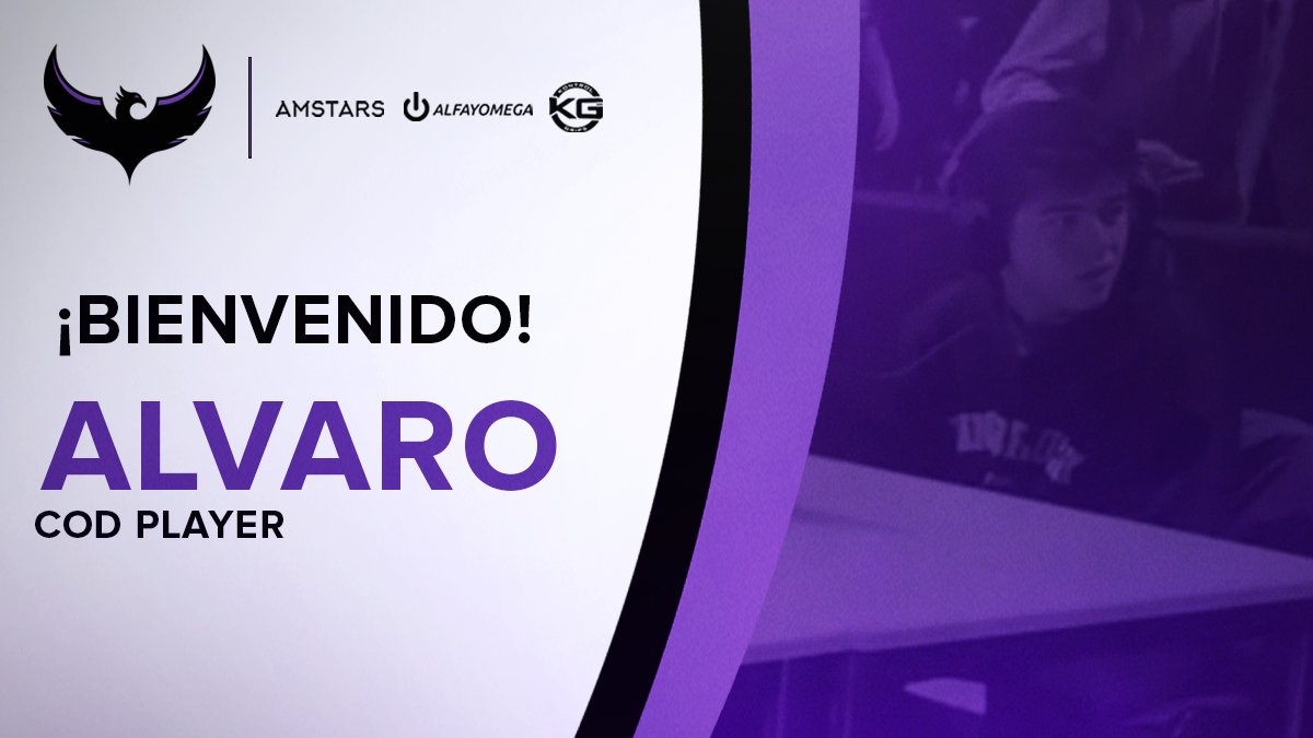 ReactivateTeam's tweet photo. #COD | ¡Presentamos al segundo integrante de la squad Purple!
¡Un placer tenerte con nosotros @Alvaroherrero_1 ! 🙌 https://t.co/ZSrNZdiwBW