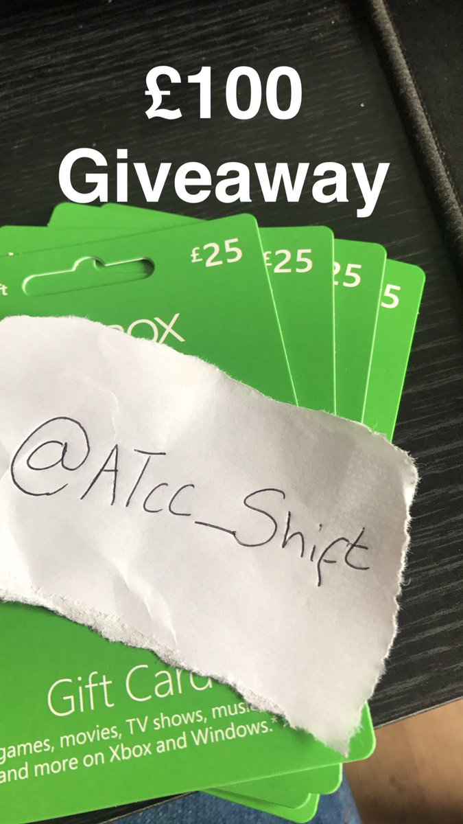 ATcc_Shift's tweet image. £100 giveaway @ 100 Likes Make sure you're following 👀