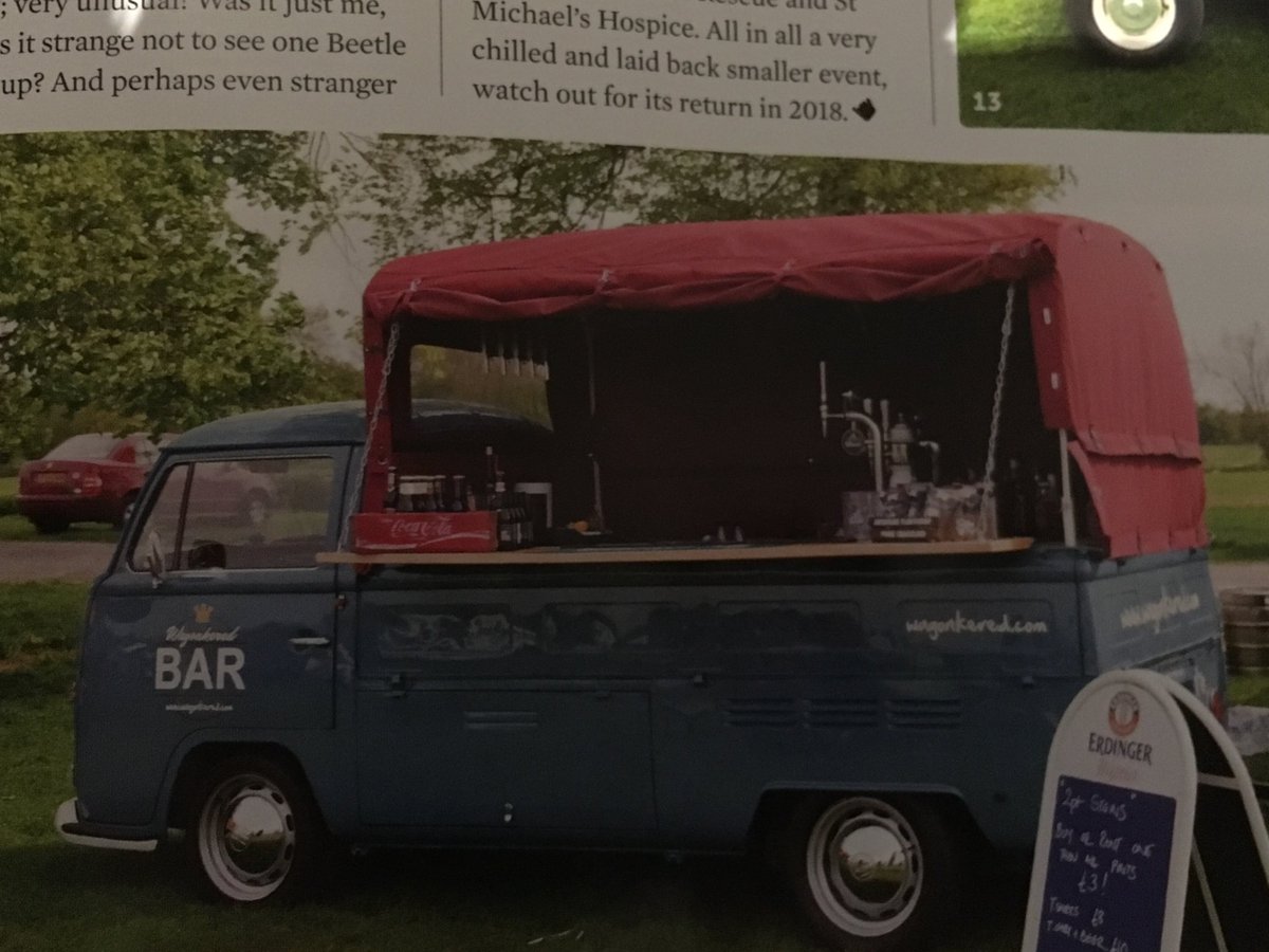Wagonkered bar made vw magazine this month nice surprise . #mobile bar