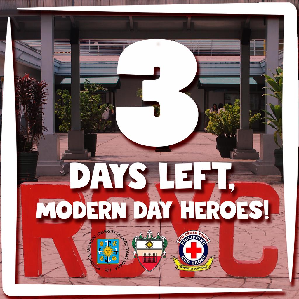 USTRCYC_AMV's tweet photo. 3 days left, modern day heroes! Are you #RedCrossReady to be part of the family?
#OneAMVOneRCYC
#RedCrossStrongerTogether https://t.co/exHH5TKb7I