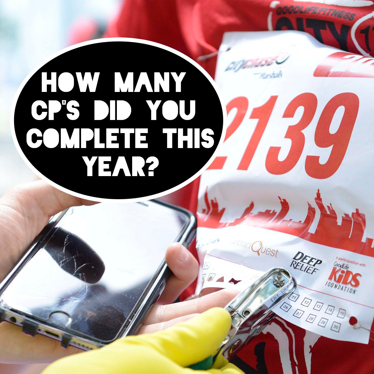 We’ve been punching bibs all Chase season! How many holes do you have in yours?