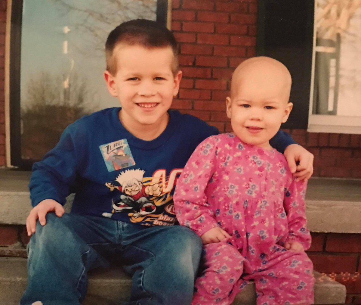 keishmatt's tweet photo. I thank god everyday that Brennan and I are cancer free. 💛🎗#childhoodcancerawarenessmonth https://t.co/Zr0Iiq6Zjo