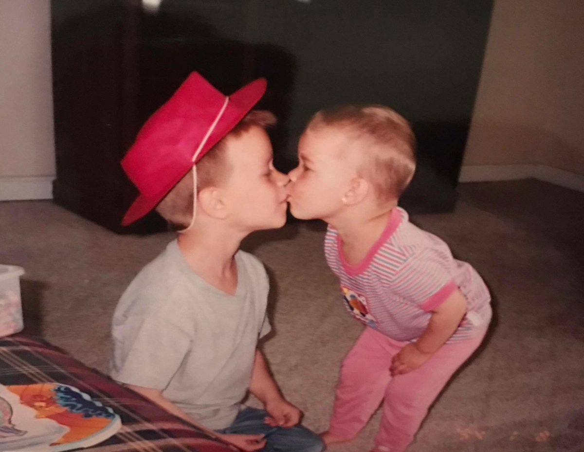 keishmatt's tweet photo. I thank god everyday that Brennan and I are cancer free. 💛🎗#childhoodcancerawarenessmonth https://t.co/Zr0Iiq6Zjo