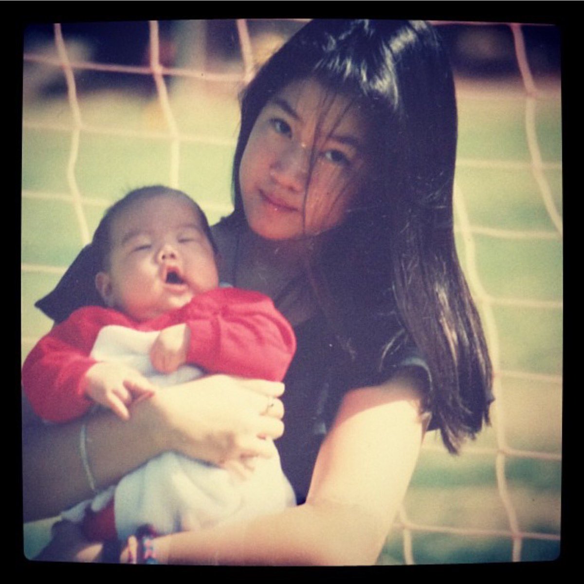 lilbear1228's tweet photo. How in the world did this little blob get to be so much bigger than me?! Happy birthday from the other side of the world! #HappyMarkTuanDay https://t.co/jCXt83t08b