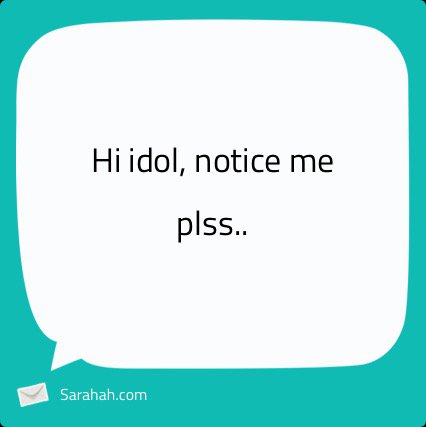 acebartolome's tweet photo. #Sarahah
@sarahah_com hello idol😂😂 https://t.co/4fOY3zCl9W