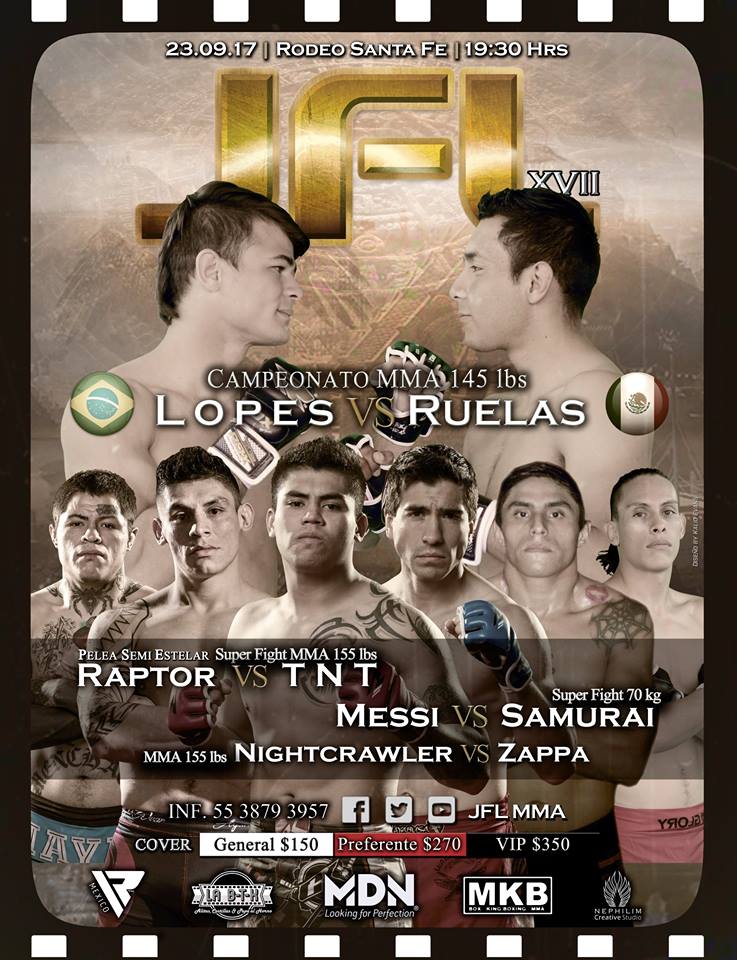 JFLmma's tweet photo. trailer oficial JFL 17 , evento de MMA profesional, sabado 23.09.17 rodeo santa fe tlalnepantla inf 5538793957
https://t.co/gJy9S35aKd https://t.co/Z0eNQqdDy0