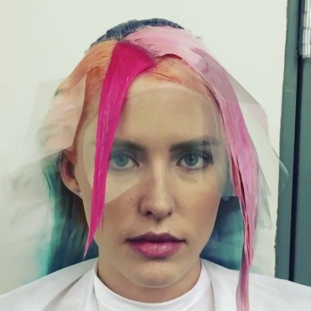 .@luciedoughty is the hair color master! buff.ly/2iSnbPp #ForBabs #MyForBabs #ComingSoon #Xstatic #edgy #loveit