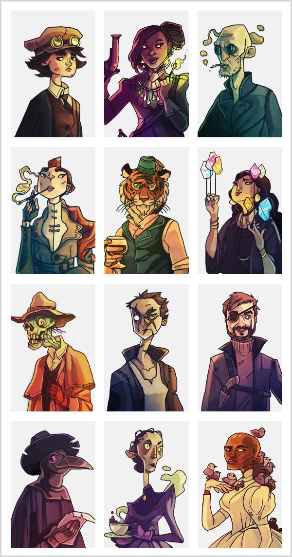 Finally added A House of Many Doors to my website and a bunch of character portraits! - https://t.co/VgRU9cCyae 