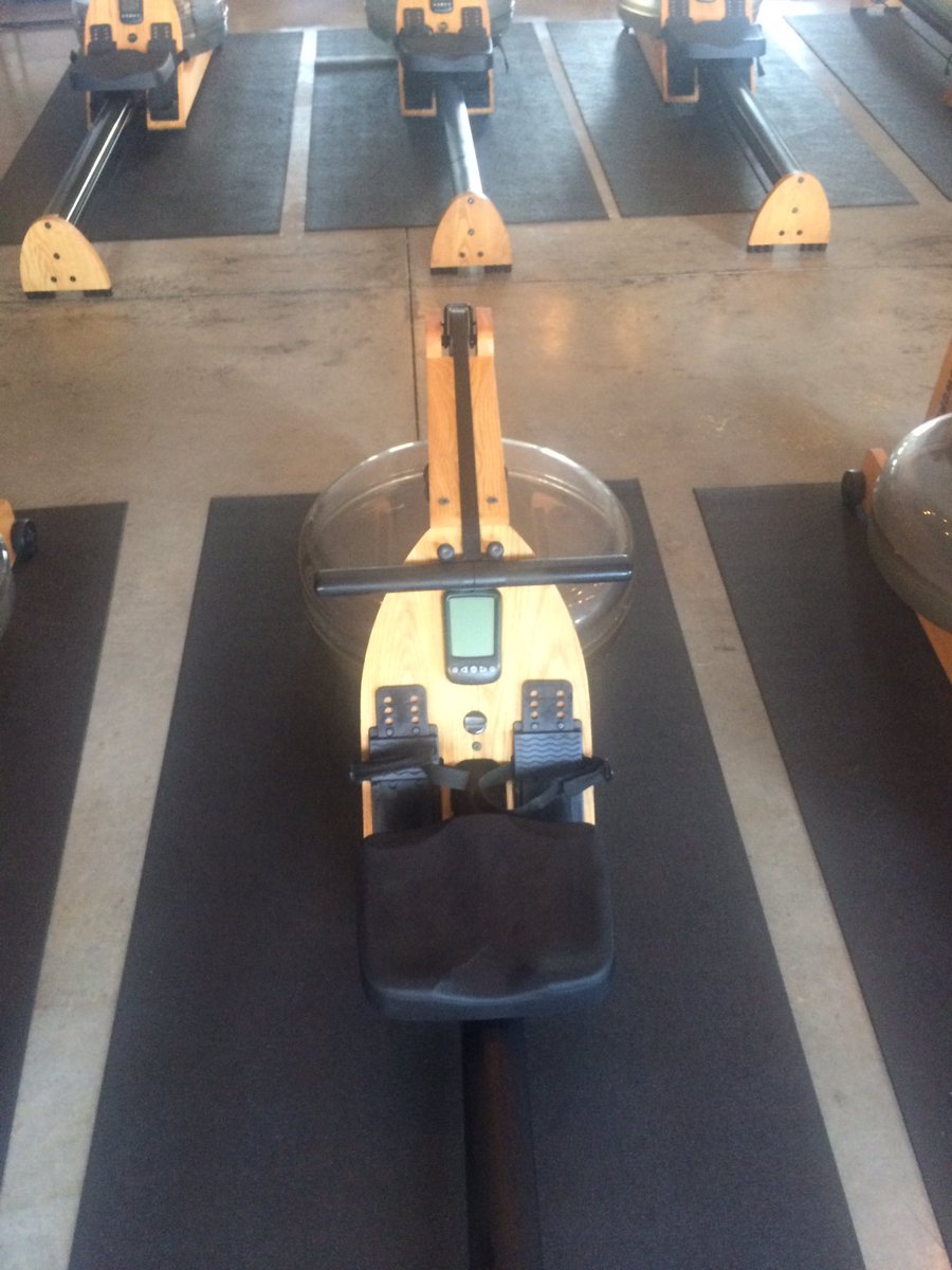 MarkMcGolfin's tweet photo. Official ass kicking by Tish this AM at @weRowmsp #WaterRower #weRowStrong #RowForRelief #HurricaneHarvey https://t.co/08N1FfdSTv