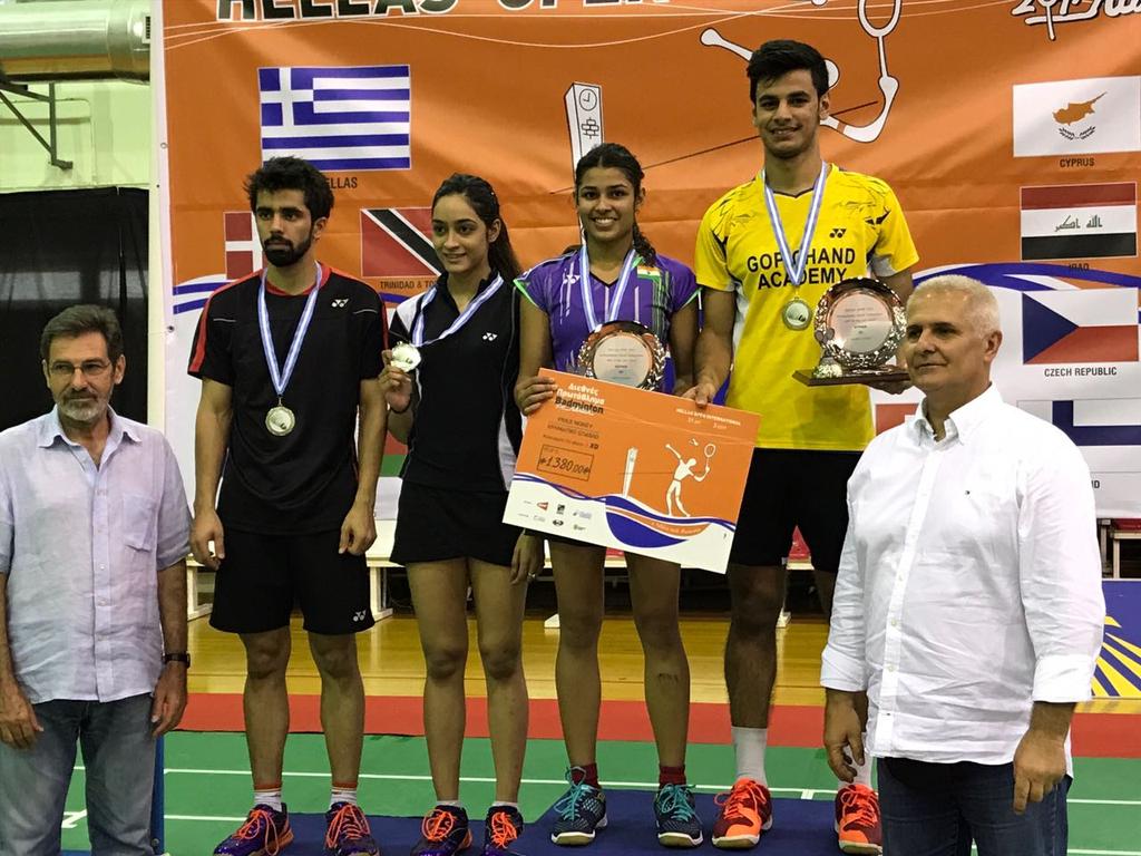 RealCyberGuru's tweet photo. Congrats to Kuhoo &amp; Rohan on clinching spectacular win.
(Hellas)
GREECE INTERNATIONAL SERIES XD FINAL
21-19 21-19
@BAI_Media @Ashokkumarips https://t.co/fC3D1ZDgew