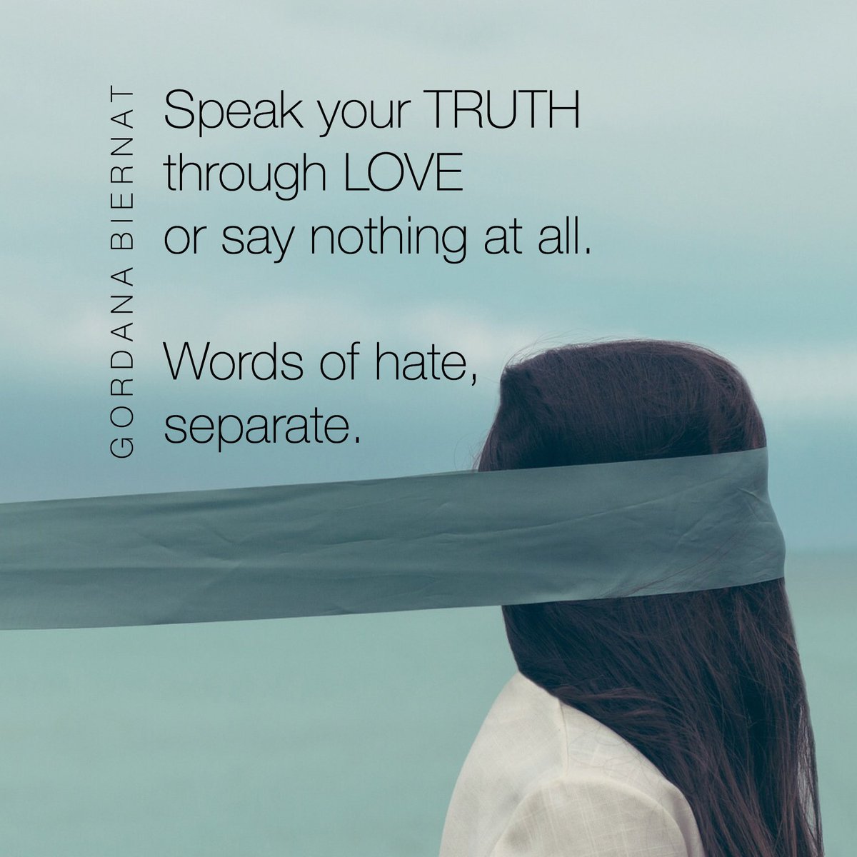 Speak your TRUTH 
through LOVE 
or say nothing at all. 

Words of hate, 
separate.

#KnowTheTruth
#Love