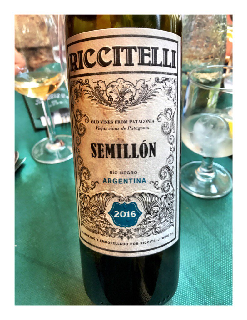 timatkin's tweet photo. Time to uncork this beauty from Patagonia for lunch. https://t.co/HSLL42MjUe