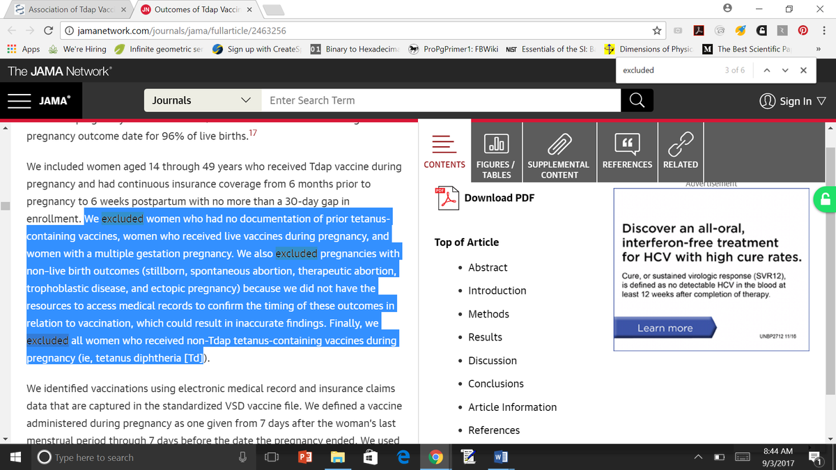 lifebiomedguru's tweet image. The second study also excluded relevant outcomes.  #fetaldeaths #notscience jamanetwork.com/journals/jama/…