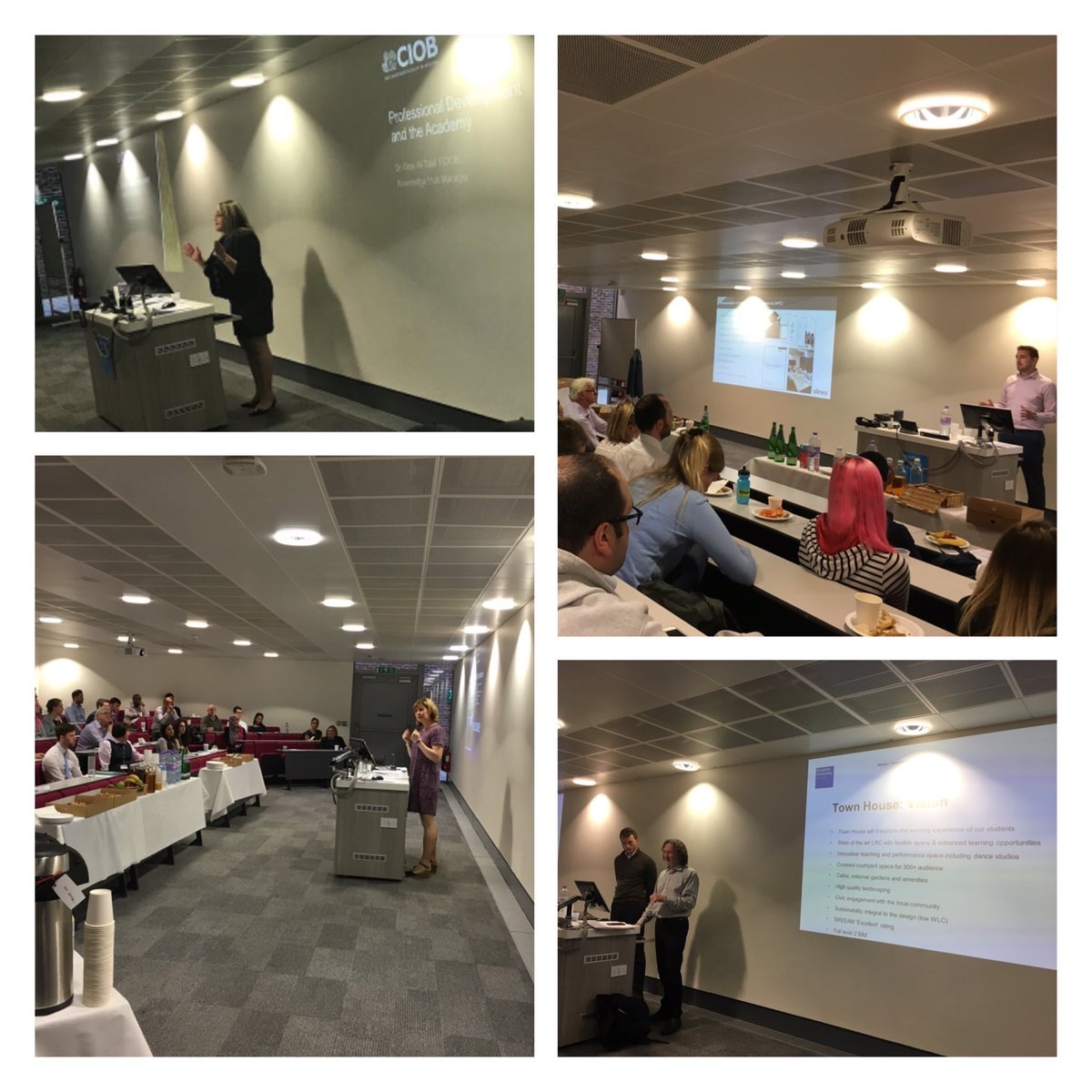 Glad to be a speaker@ kingston MSc Surveying conference &amp; highlight the role of CIOB &amp; its Academy on training &amp; professional development.