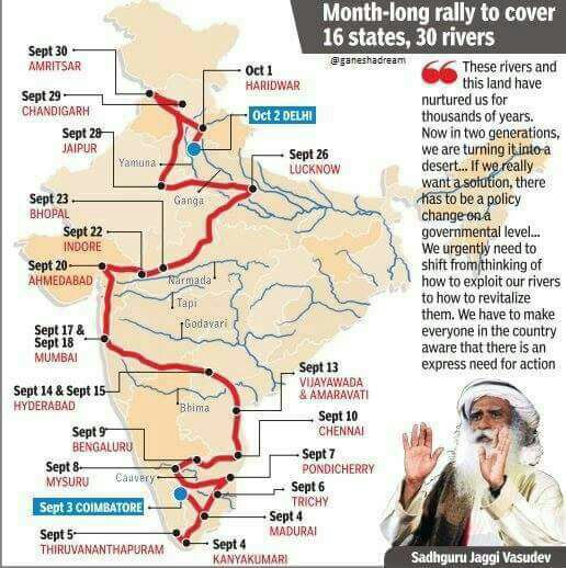 bigfundu's tweet photo. @SadhguruJV @vpsbadnore @vpsbadnore ji, your august presence and enthusiastic speech today at #RallyForRiversKickoff was amazing! Thank you for this support 🙏 https://t.co/UX6LIy1r57
