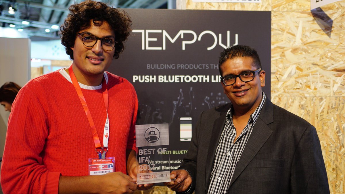 AndroidAuth's tweet photo. Our next #BestOfIFA award goes to @WeAreTempow for the great wireless surround system audio feature on the #Motorola #MotoX4! https://t.co/4OOeccRboK