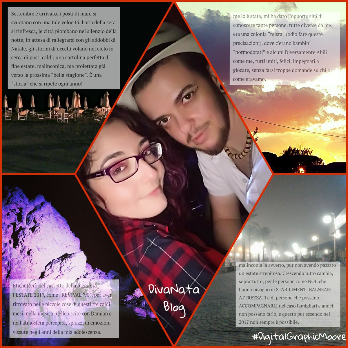 IlaMoore88's tweet photo. #3Settembre
#NUOVOARTICOLO: Cartoline di fine Estate... https://t.co/czxtcgoSeh #DivaNataBlog #disabledgirl #summer2017 #IlaMoore https://t.co/M0puknT4hC