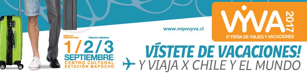 stgoturismo's tweet photo. Si estás planeando tus vacaciones, no te pierdas hoy domingo, el último día de la 6° versión de la #VYVA 2017. https://t.co/DzSQpLBviG https://t.co/uYUqMvZcTU