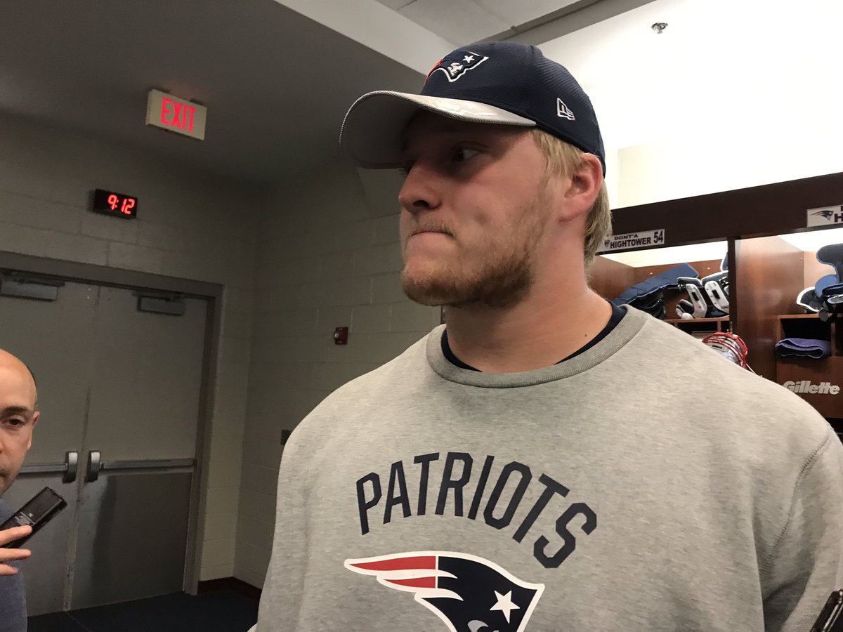 zm_cox's tweet photo. Cole Croston walked on at Iowa as a 225-pound O-lineman in 2012. Made the Patriots' 53-man roster yesterday. https://t.co/YgHGFVyj8J