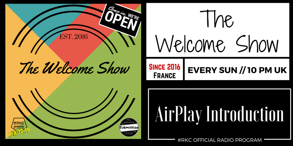 RadioKC's tweet photo. TODAY
10PM UK⚪5PM ET⚪2PM PT
#TheWelcomeShow #5 REPLAY
📻 #RKC w/
@TheHaands
@RecordsDuck
@basantonan
#BuzzRodeo
#Aurèle
@BloodsuckingM https://t.co/ELRsyPdSFk
