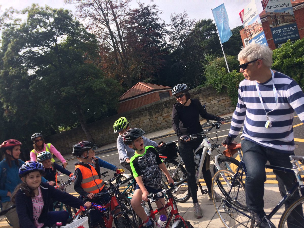 Chaiateabar's tweet photo. A huge thank you to @space4gosforth for organising the family fun bike ride ❤️ amazing turnout https://t.co/uba0lcUvDw