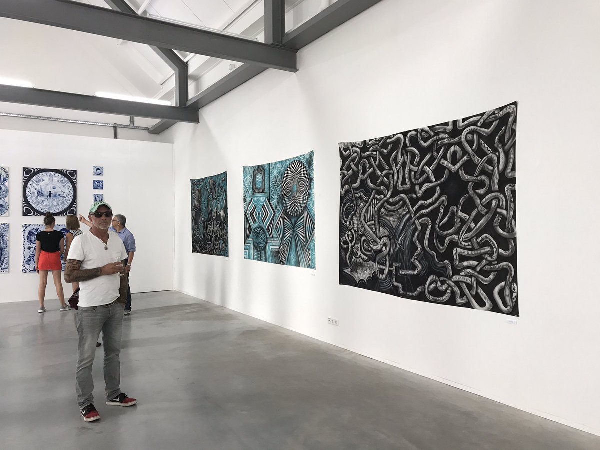 dejong_thijssen's tweet photo. Opening expositie #KAAGMANIA @DeCacaofabriek! #StencilKing Urban Design als onderdeel van @Urban_Matterz https://t.co/S8Ptukix81