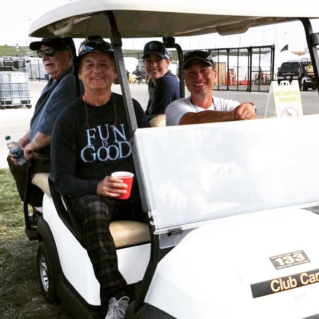 wgPR's tweet photo. Bill Murray @AmericanRoyal #BBQ yesterday #cinderellastory #AR2017BBQ https://t.co/qMQjVwCr3G