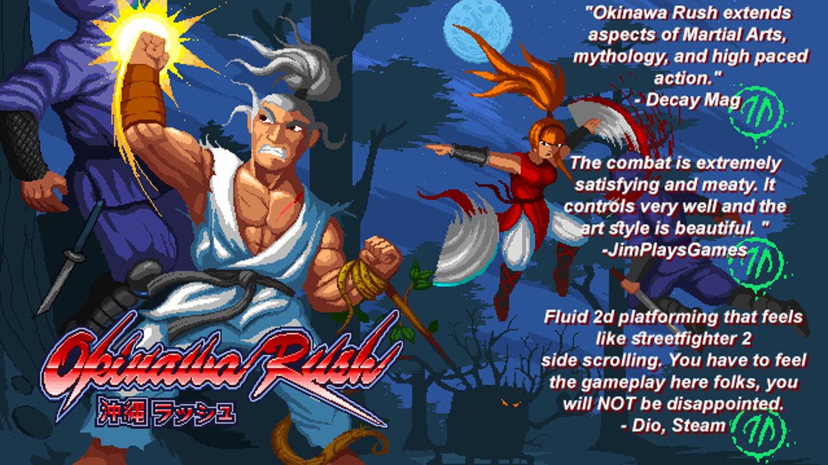 TheGadgetCrowd1's tweet image. Okinawa Rush: martial arts, platform #game with #RPG elements #kickstarter #crowdfunding #games #UKhttps://buff.ly/2vVT9vA