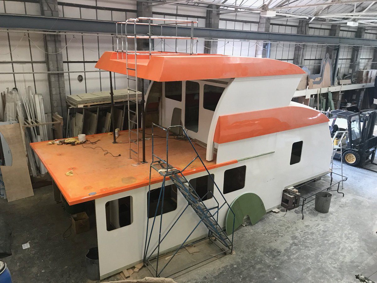 anning_r's tweet photo. Bridge and lower cabin connected , next week they will be connected to the hull ! @swanscience https://t.co/VZC0zJ0ULm