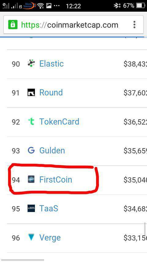 FirstcoinC's tweet image. العملة في المرتبة 94 عالميا في مدة قياسية . للتسجيل والاستاناس بالموقع : 
firstcoin.club/affiliate/34735