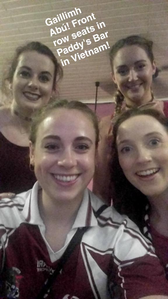 Cheering the Tribesmen on from Hoi An, Vietnam 💪🏆 We're going to do it! <a href="/officialgaa/">The GAA</a> @MartyM_RTE  #GaillimheAbú #GalvWat