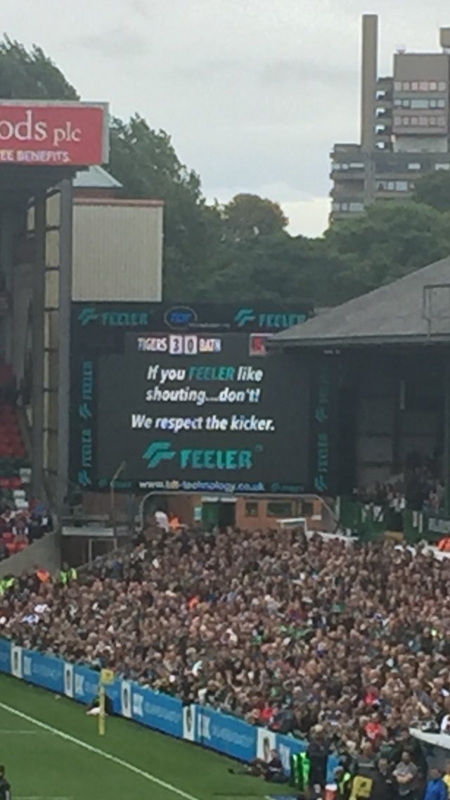 Feeler live at Leicester he Leicester Tigers