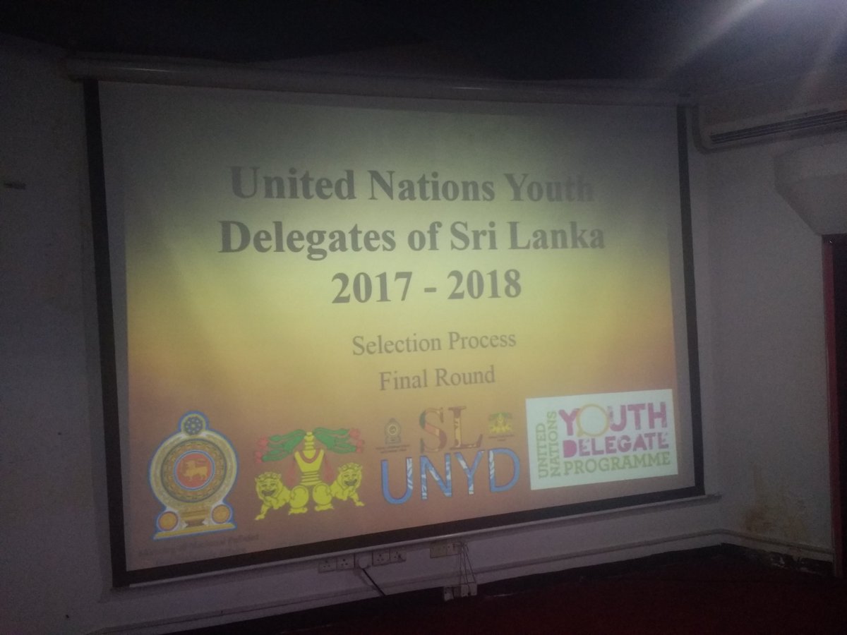 Await the results of the SLUNYD Selection process for this year! We thank the Panel of Judges at the finals #slunyds