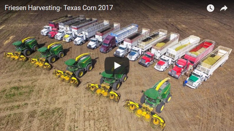 Impressive Farming Video
Friesen Harvesting - 2017 Silage Corn Harvest in Texas
Agriville.com/threads/34865-…