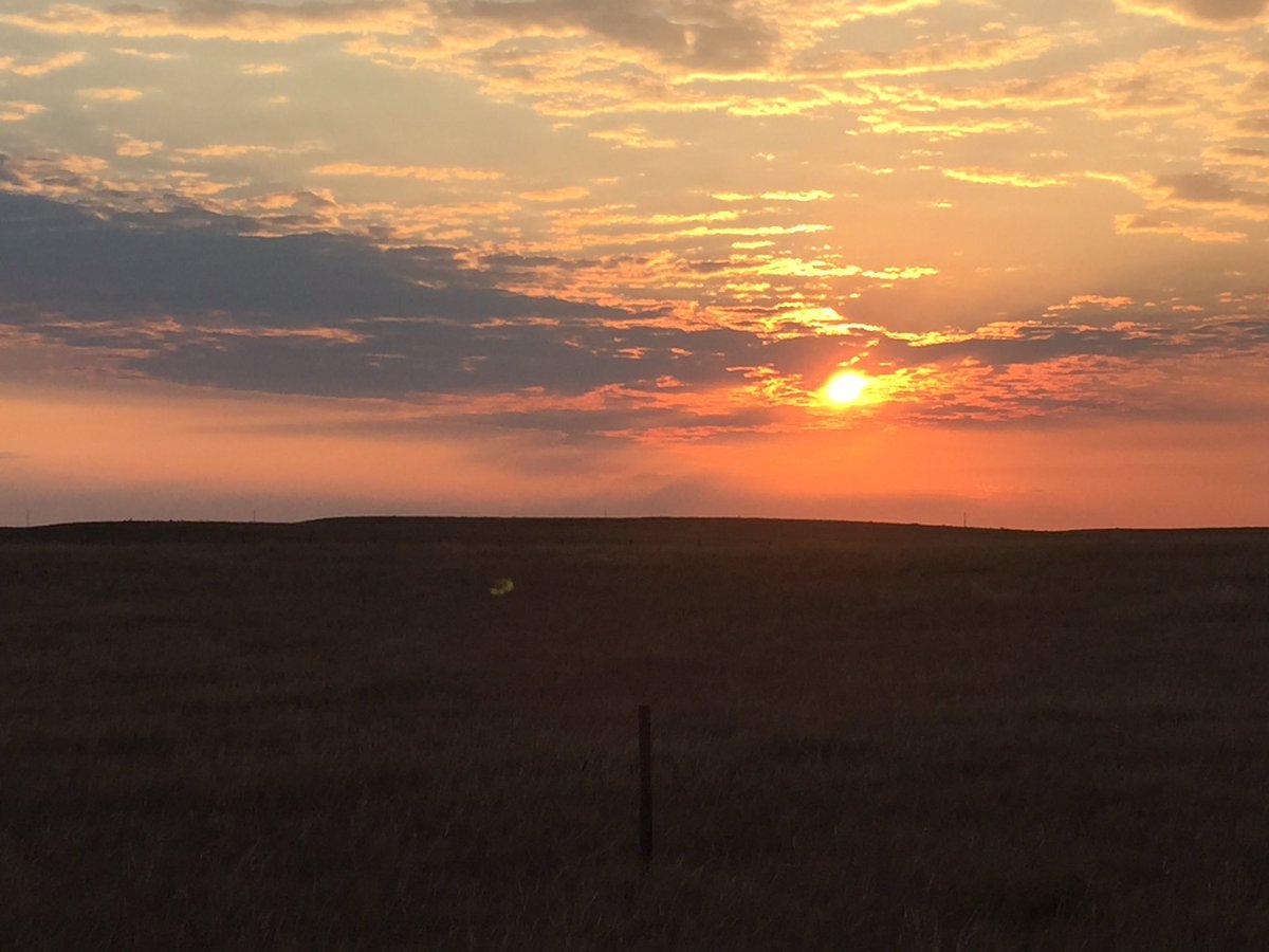 Sun up on the prairie. @TravelAlberta