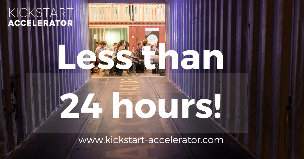 In just ONE DAY, Kickstart Accelerator 2017 will open its doors! We will post updates on social media, stay tuned! #kickstarters #Zurich
