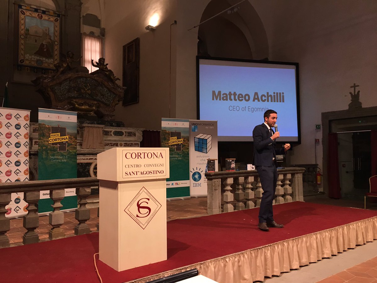 hackcortona's tweet photo. Thanks @matteo_achilli for the brilliant words you shared with us. Now we do understand why there is a movie about your life😎🇮🇹#hackcortona https://t.co/xJ2bC5SMbO