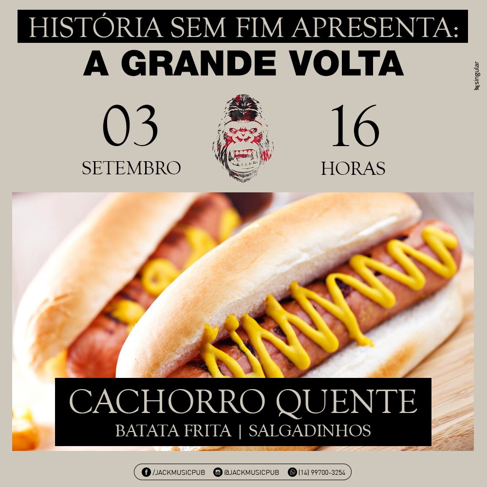 Chegou o dia da grande volta do HSF! Com as bandas: Distrito IV, Banda Samsara, Banda Colt 45 e Nephillin! goo.gl/BN2jau