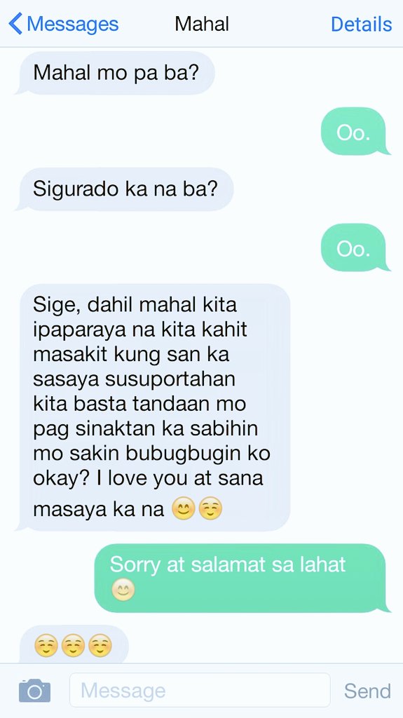 TextMessages8's tweet image. Sorry at salamat sa lahat.