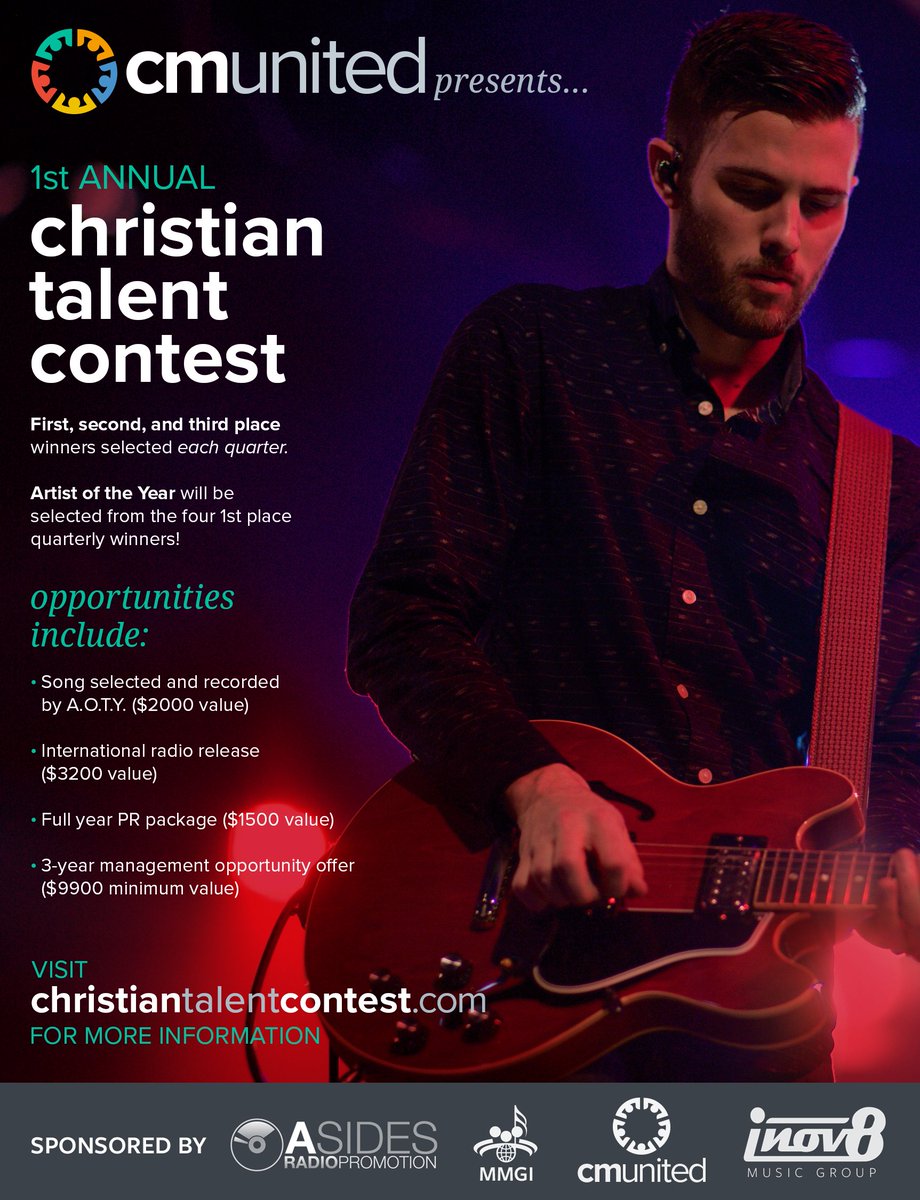CMUTalent's tweet image. RT Are you a #ChristianSinger? #GospelSinger? @WorshipArtist? THIS is a huge opportunity to break into the Christian music industry!