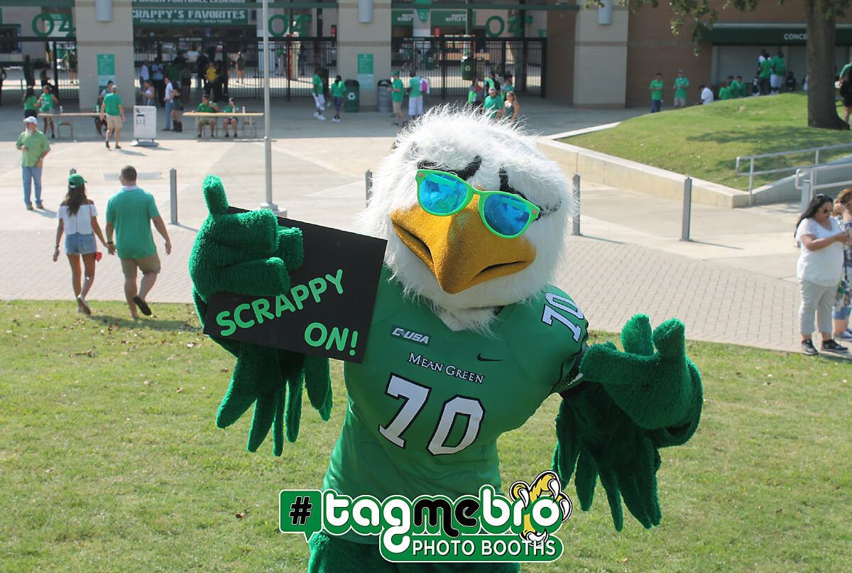tagmebro's tweet photo. @NTScrappy looking great before the @MeanGreenFB victory! Check out the full album here: https://t.co/FIAKgBGVj6 https://t.co/kLNQMrkhjg