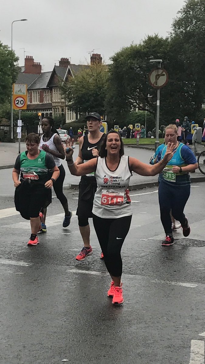 RuthLeeds's tweet photo. Well I did it! Thx to all the support, volunteers and spectators amazing day. @Cardiff10k @CRY_UK #Cardiff10K https://t.co/SNLkKhCc9u