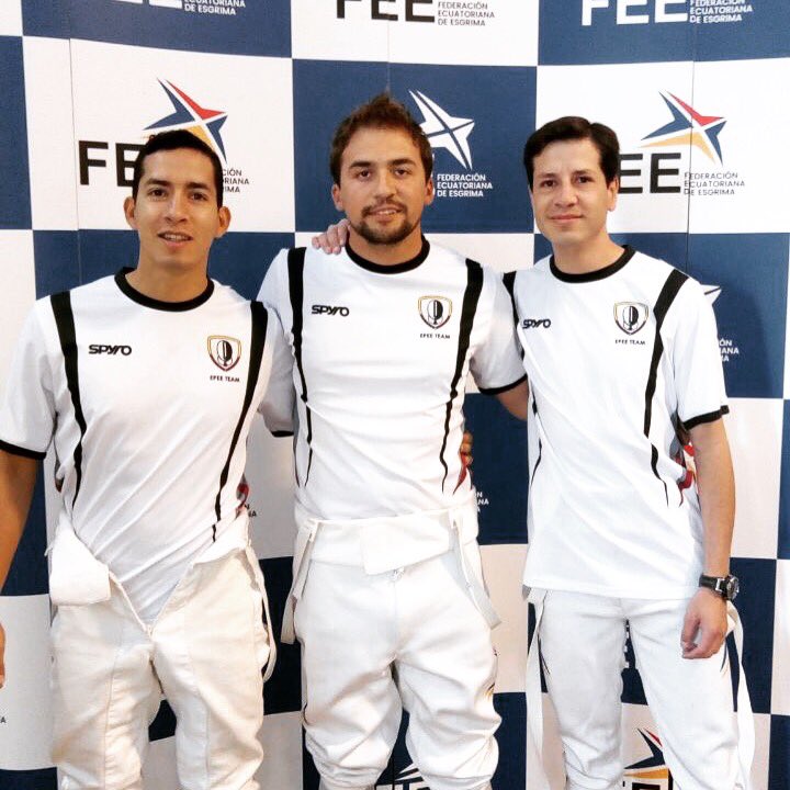 ecufencing's tweet photo. Ecuador Fencing #EpeeTeam

Xavier Guizado
José Ortega
Milton Chávez 

Seleccionados nacionales Campeonato Sudamericano Adultos Chile 2017 https://t.co/vQygy6KuZo