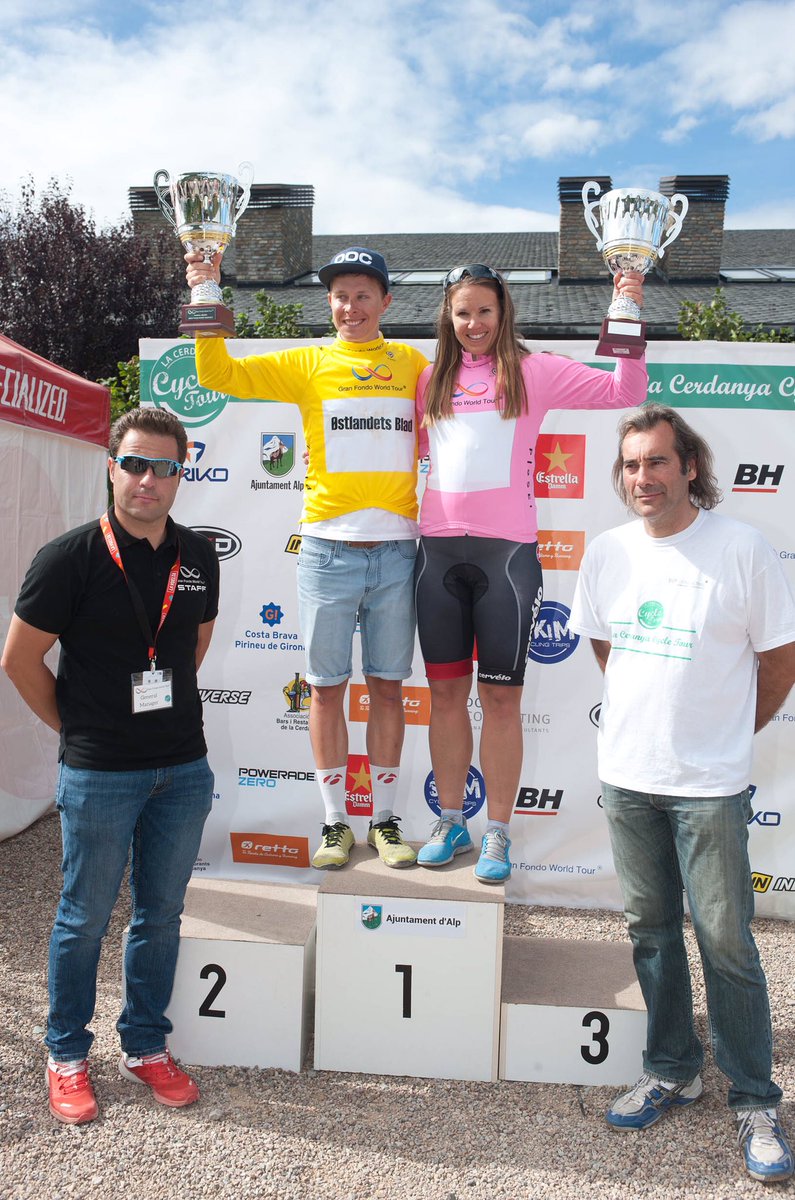 granfondoworld's tweet photo. Después de la carrera @CerdanyaCycle, @JonasOrset y Siv Elin Saeteren mantienen su liderato en el #GranFondoWorldTour #GFWT 🏆🔝🚵🏻‍♀️🚵🏻 https://t.co/DMGMIaVzij