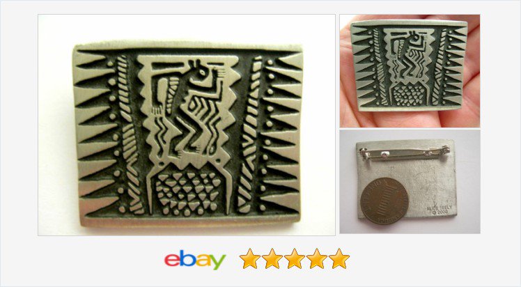 _VINTAGEJEWELRY's tweet photo. Urban Fetishes Brooch ALICE SEELY Petroglyph Native Dancer Retro Style Statement | eBay #aliceseely
https://t.co/SiRF1o7co0 https://t.co/jetcmit3mU