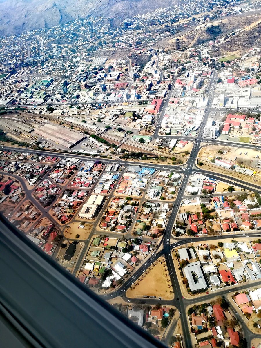 PictoricNamibia's tweet photo. New week blessings from WHK's aerial view. What a sight! 
📷: @Pedro_Penda 
#ShareMyNamibia 
#Namibia https://t.co/rPuoxboqGI