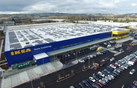 MikeHudema's tweet image. RT if every big box store should do this. IKEA to Install Washington's Largest #Solar Rooftop Array buff.ly/2fsZ5H4 
#renewables