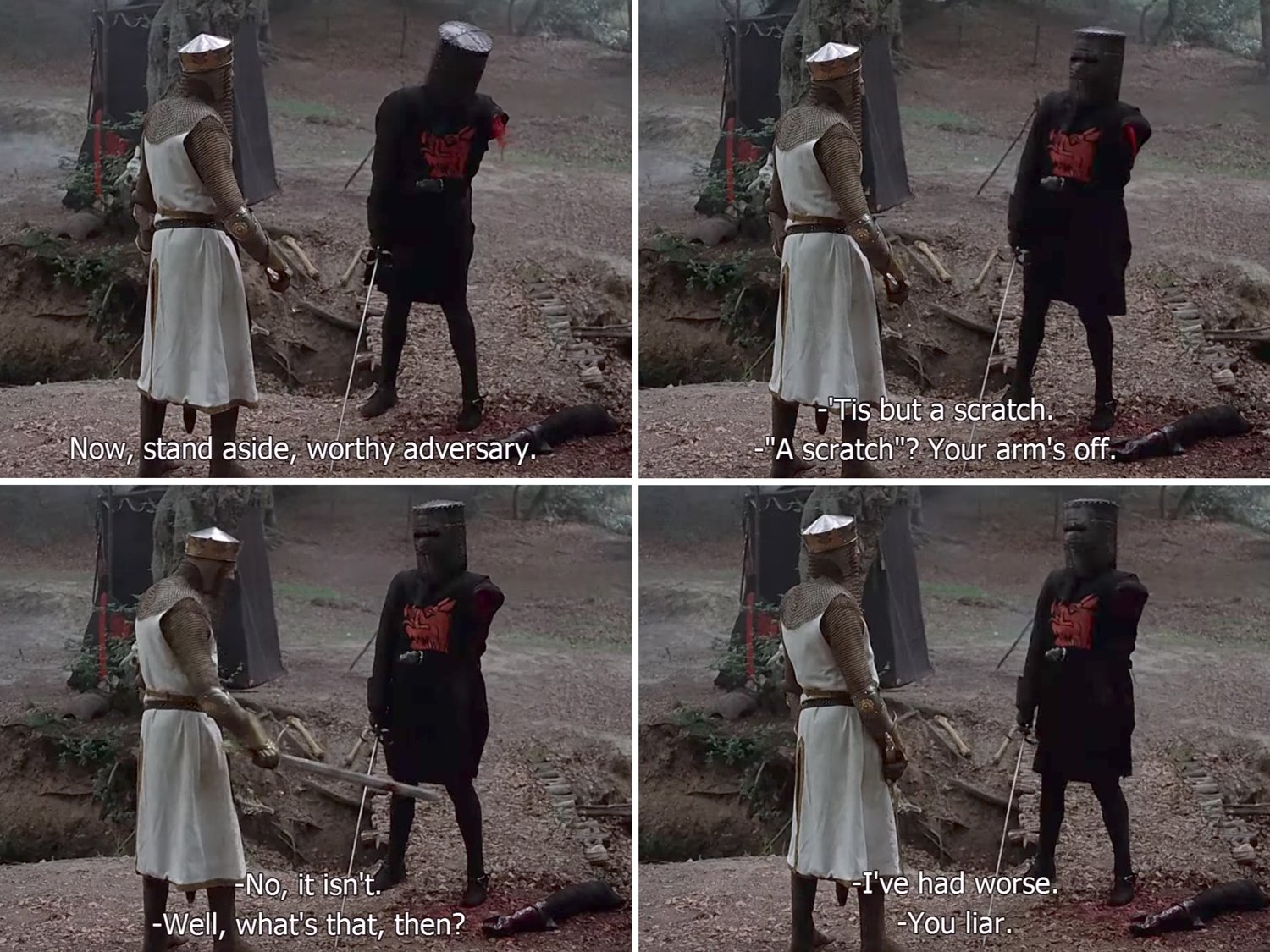Tvtropes Only A Flesh Wound T Co Joikbien7i Credit Monty Python And The Holy Grail T Co 27nv86sfnk Twitter