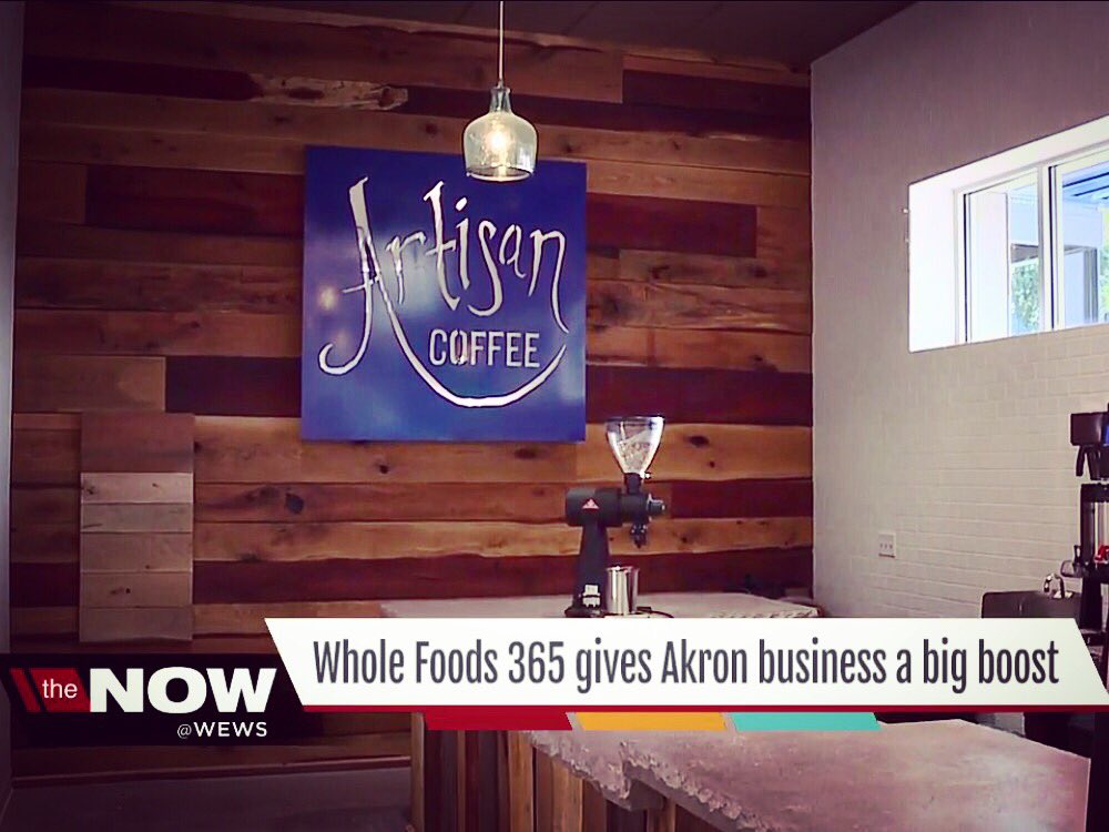 Thank you to Katie and the team from <a href="/WEWS/">News 5 Cleveland</a> for a great feature of @365bywholefoods and Artisan Coffee!

news5cleveland.com/news/local-new…