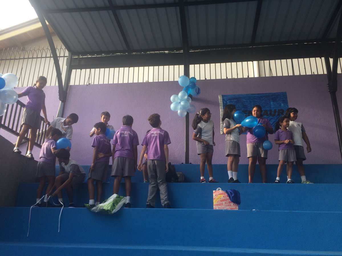 All past and present Centaur children got together to decorate their tent this morning #swimminggala #BSCY3 #BSCY4